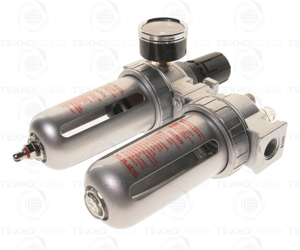 Блок подготовки воздуха (лубрикатор, осушитель) 3/8", JTC-JW0889-833 