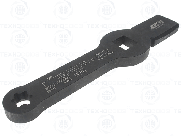 JTC-5595-E18 КЛЮЧ ДЛЯ ТОРМОЗНЫХ СУППОРТОВ ГРУЗОВЫХ АВТОМОБИЛЕЙ 3/4" TORX E18