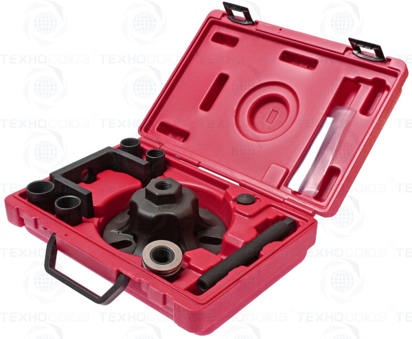 Съемник ступиц универсальный с адаптерами М22х1.5,М24х1.5,М27х1.5,М30х1.5 JTC-4873