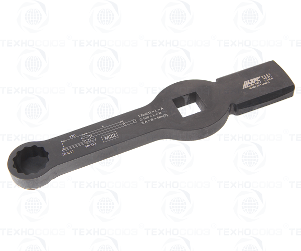JTC-5595-M22 КЛЮЧ ДЛЯ ТОРМОЗНЫХ СУППОРТОВ ГРУЗОВЫХ АВТОМОБИЛЕЙ 3/4" 22ММ 12-ГРАННЫЙ